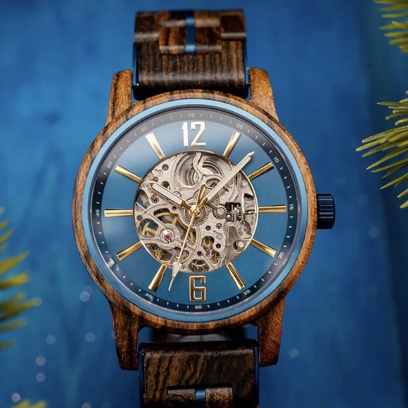 BOBO Bird - Luxury Handmade Compass Style Wood Automatic Mechanical Movement - Picture 4 of 14